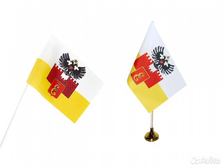 Флажки Краснодарского края и города Краснодара