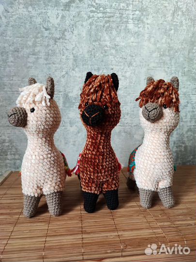 Альпака связанная крючком