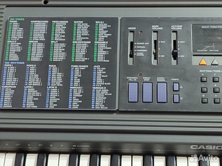 Синтезатор casio CTK - 550. В ремонт. На запчасти