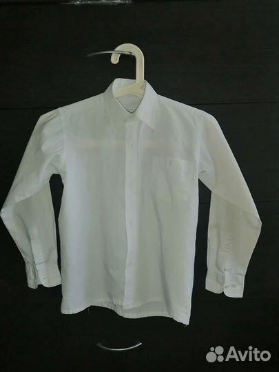 Рубашки(4шт) школьные рост134(8-9лет)