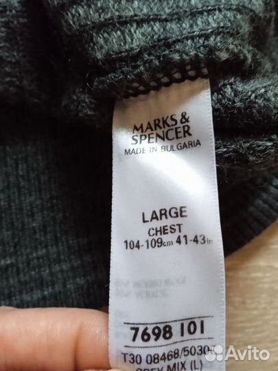 Джемпер мужс. Marks& Spencer 48/50