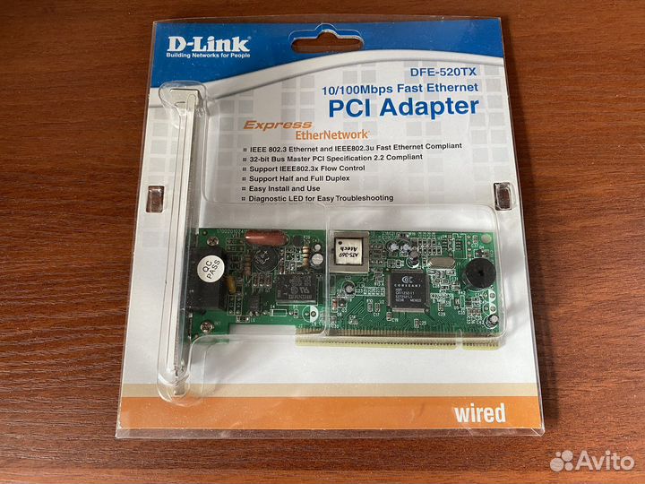 Сетевой адаптер D-Link DFE-520TX