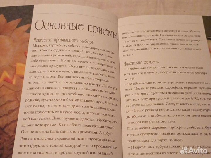 Книга.Фантазии из овощей и фруктов