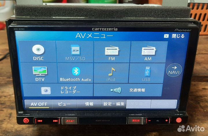 Магнитола Pioneer Carrozzeria avic-RZ901 2017 год