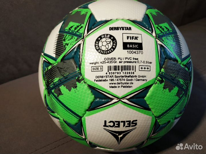 Мяч футбольный оригинал Derbystar FIFA s5 Brillant