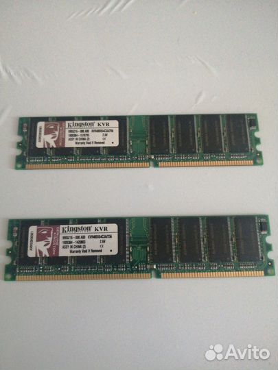 Оперативная память DDR 256мб