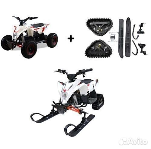 Детский электроснегоход + квадрацикл Gekkon Snow M
