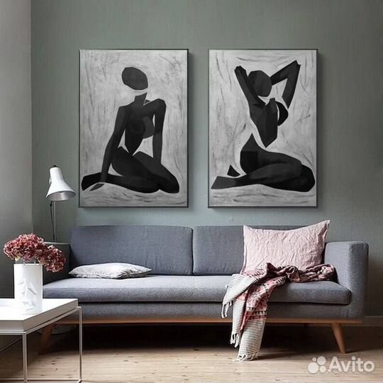Картина на холсте абстрактные люди