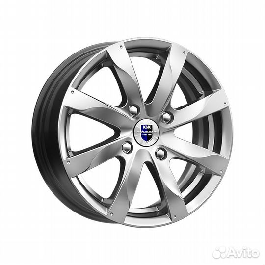 Литые диски 6x15 4x100 67.1 ET38 кик Джемини дарк платинум