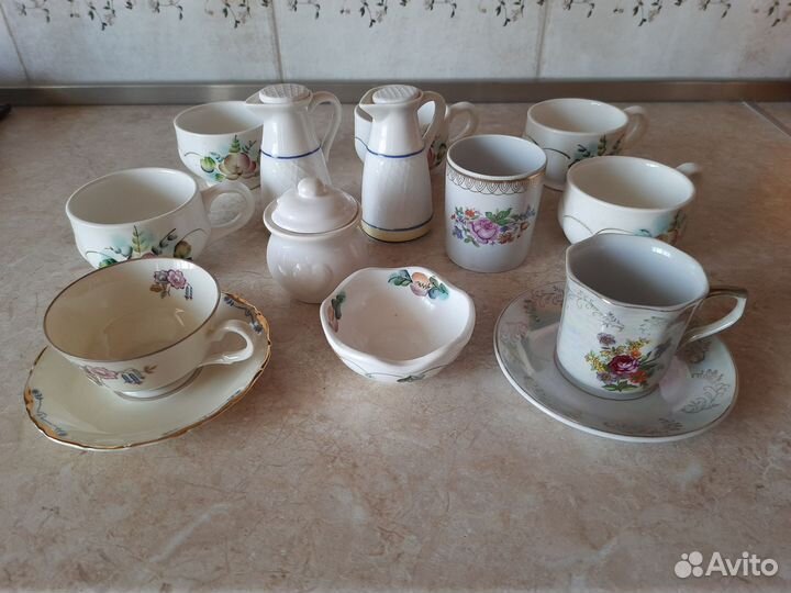 Посуда разная фарфор, фаянс