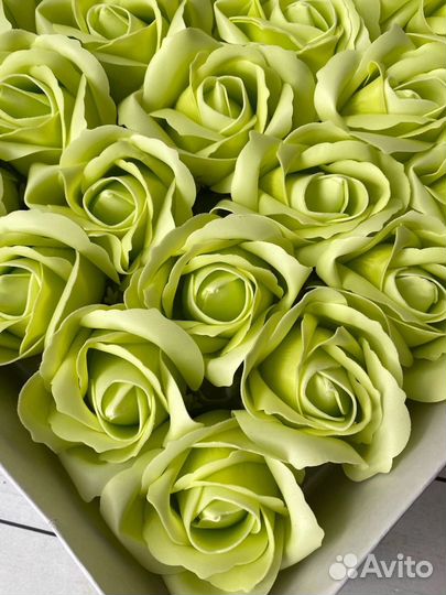 Мыльные цветы розы