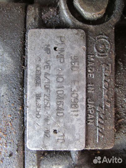 Тнвд насос nissan isuzu mazda datsun