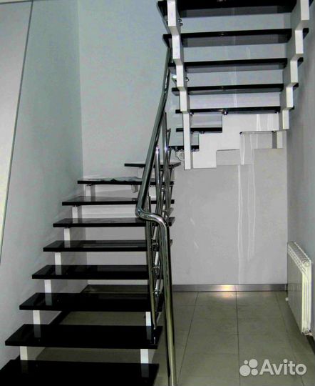 Облицовка бетонных лестниц