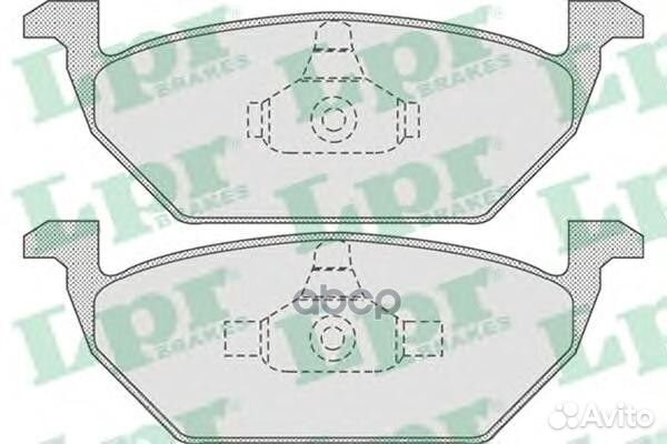 Комплект тормозных колодок 05P730 05P730 Lpr