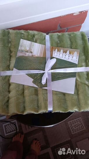 Плед новый, двух сторонний