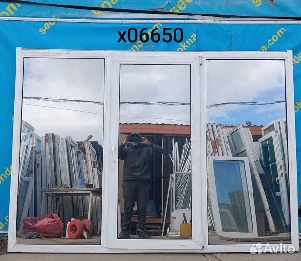 Пластиковое окно Б/У 1700(в)х2400(ш)