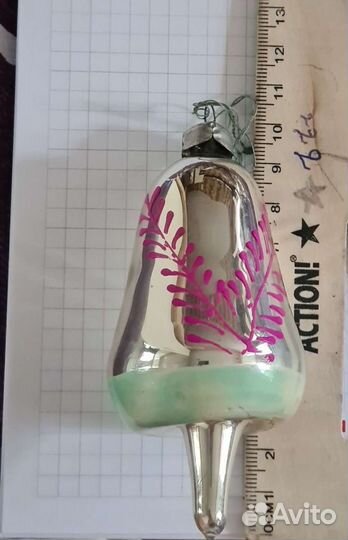 Елочные игрушки СССР Лот колокольчики