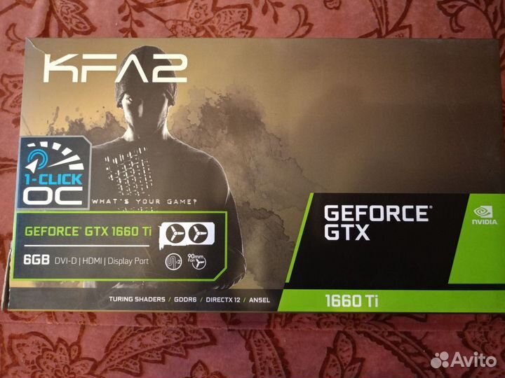 Видеокарта GeForce GTX 1660 ti