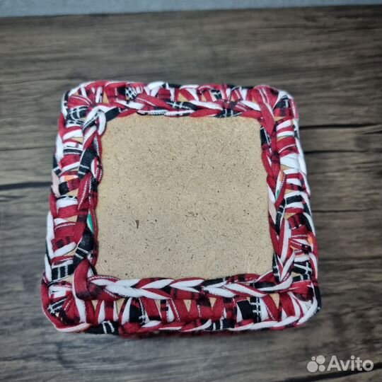 Корзинка из трикотажной пряжи