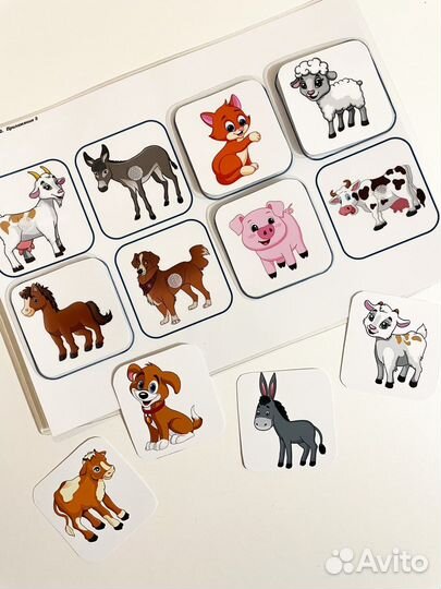 Игры на липучках для детей 1+