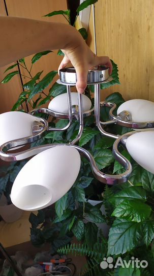 Люстра потолочная бу