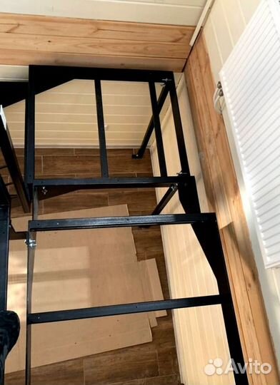 Забежная лестница с установкой