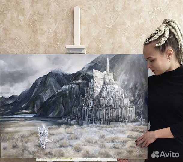 Картина Минас Тирит Властелин Колец Гондор Толкин