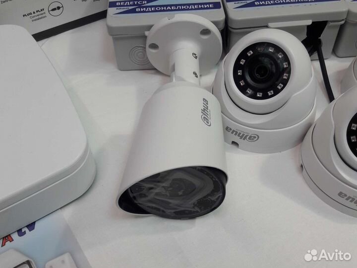 Комплект видеонаблюдения 4Мп Dahua 8 камер