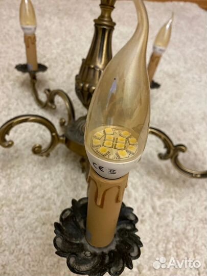 Кованная люстраСостояние отличное