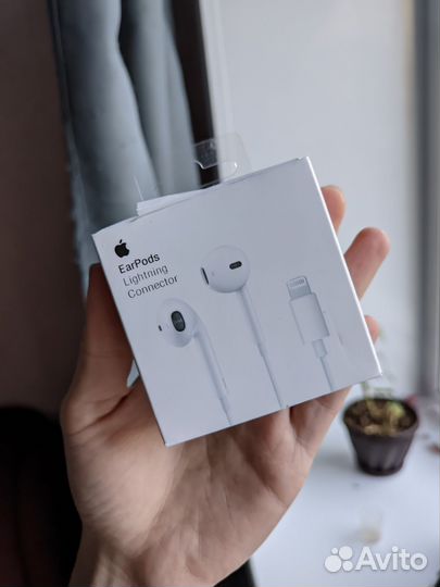 Наушники apple earpods lightning оригинал