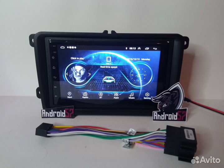 Магнитола андроид Фольксваген skoda