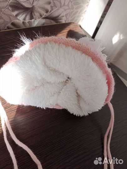 Шапка для девочки зимняя