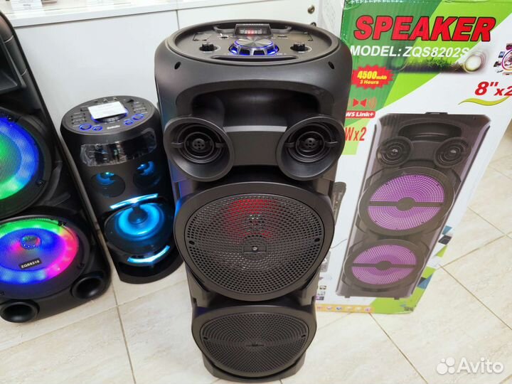 Большая колонка с караоке и светомузыкой (Окт139)