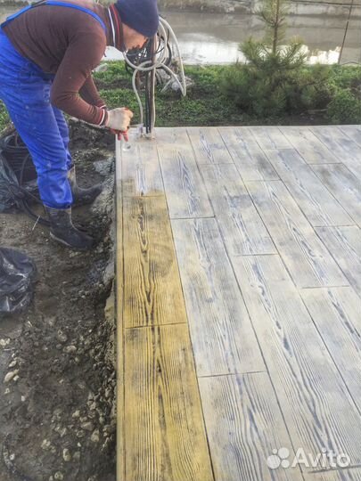 Мастер по печатному бетону. Ученик мастера