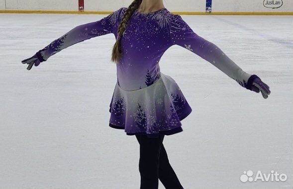 Термоплатье для фигурного катания 116