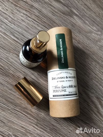 Zielinski & rozen black pepper, amber, neroli