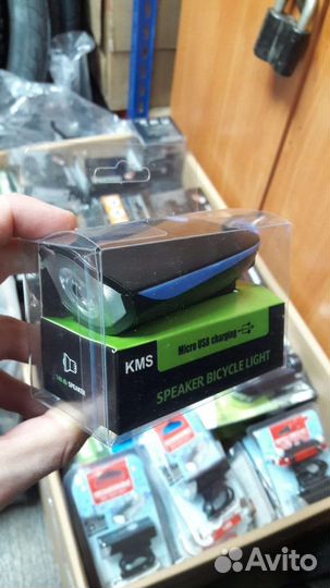 Передний фонарь со звуковым сигналом usb