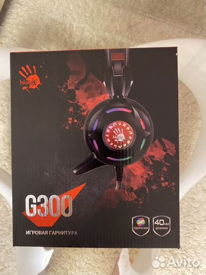 Наушники с микрофоном A4 Bloody G300