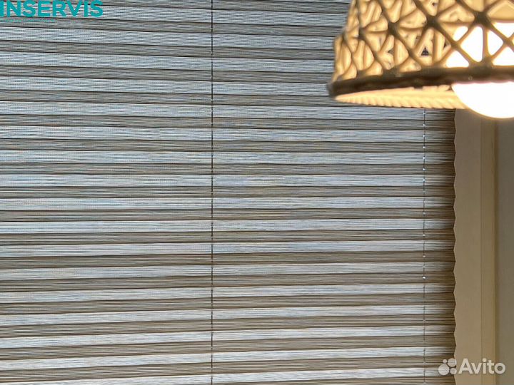 Плиссе однотонные