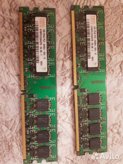 Оперативная память ddr2 1gb(200), 2gb(300)