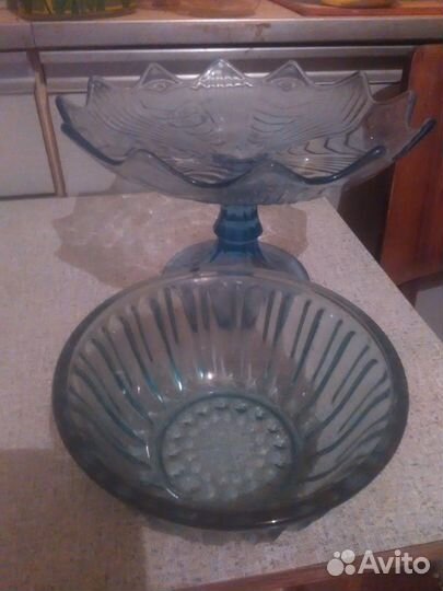 Посуда из цветного стекла