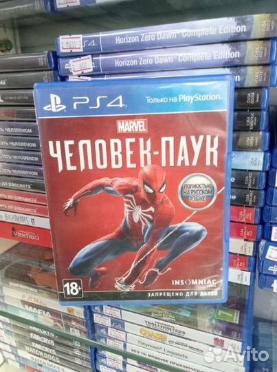 Spider man диск ps4