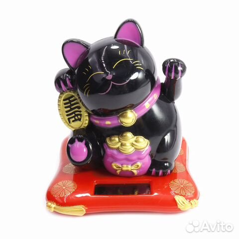 Манеки Неко Статуэтка из Пластика,7х7.5 см RU*123a