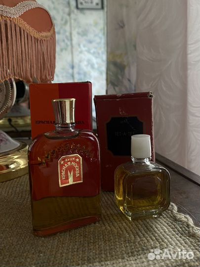 Духи винтаж СССР красная москва и тет а тет