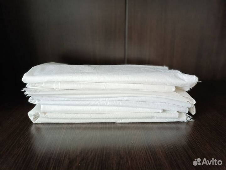 Ткань хб бязь СССР отбеленная отрезы