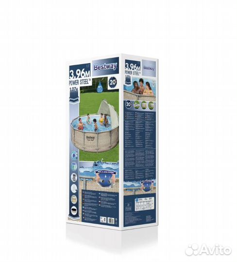 Новый В упаковке Бассейн Bestway 3.96 h1.07 см