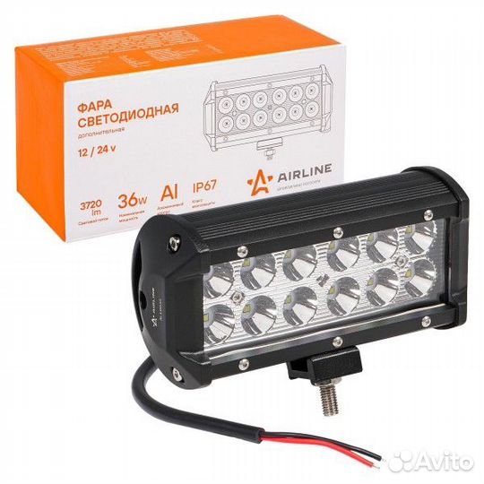 Фара светодиодная 12 LED 36W Балка