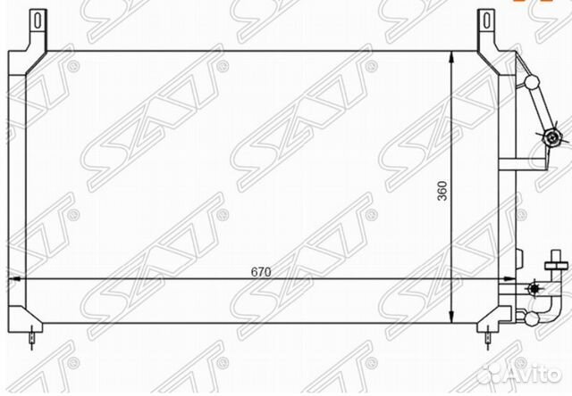 Радиатор кондиционера daewoo nexia 96