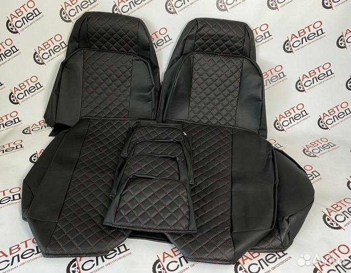Чехлы для авто на сиденья из экокожи Priora Приора