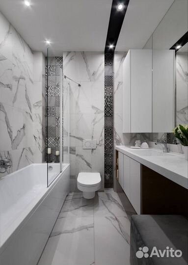 Ванная комната сан узел под ключ